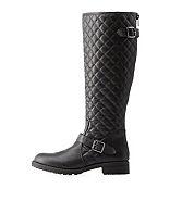 Charlotte Russe Lug Sole Quilted Riding Boots
