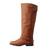 Charlotte Russe Bamboo Studded Back-zipper Knee-high Riding Boots