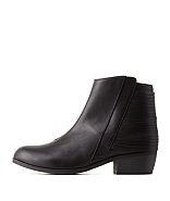 Charlotte Russe Qupid Slatted Flat Ankle Booties
