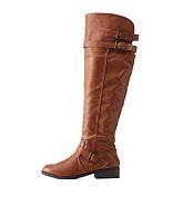 Charlotte Russe Qupid Triple-belted Riding Boots