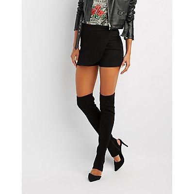 Charlotte Russe Pointed Toe Cut-out Over-the-knee Boots