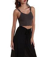 Charlotte Russe Sweater Knit Ribbed Crop Top