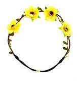 Charlotte Russe Leafy Braided Flower Crown Head Wrap