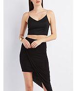 Charlotte Russe Chain Strap Crop Top