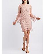 Charlotte Russe Sans Souci Lace Top & Skirt Hook-up