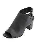 Charlotte Russe Peep Toe Slingback Chunky Heels