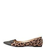 Charlotte Russe Leopard Print Pointy Toe Flats
