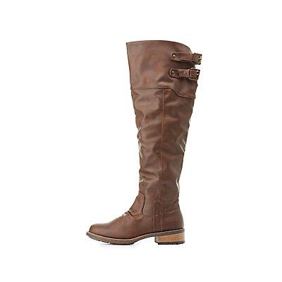Charlotte Russe Qupid Ruched Riding Boots