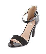 Charlotte Russe Ankle-strap Single Sole Heel