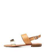 Charlotte Russe Metallic Color Block Slingback Sandals