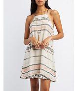 Charlotte Russe Jella C Embroidered Shift Dress