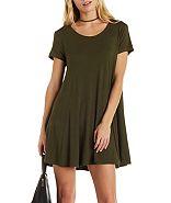 Charlotte Russe Jella C Short Sleeve Trapeze Shift
