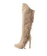 Charlotte Russe Fringed High Heel Boots