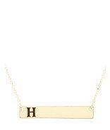 Charlotte Russe Initial.bar.delicate.necklace.h