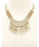 Charlotte Russe Spiky Fringe Collar Necklace