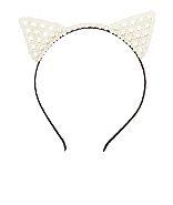 Charlotte Russe Pearl Cat Ears Headband