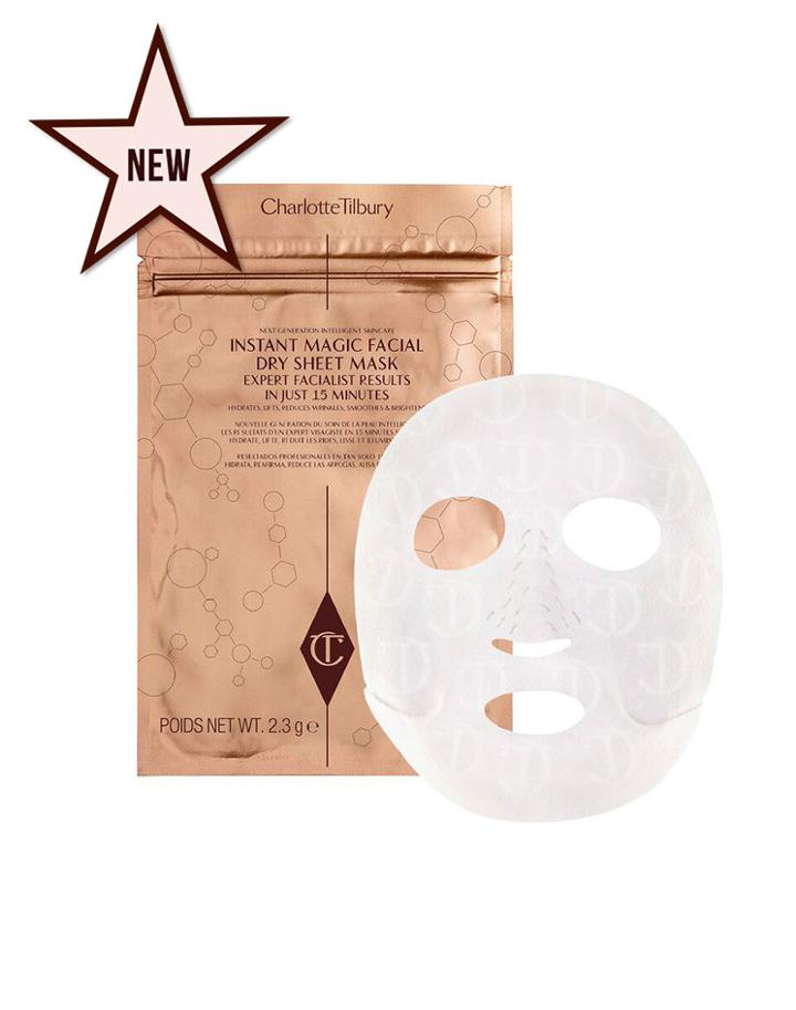 Charlotte Tilbury New! Revolutionary Instant Magic Facial Dry Sheet Face Mask Multipack Pack Of 4 Masks