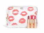 Charlotte Tilbury Lucky Lips Set Exclusive Lipstick Trio & Complimentary Makeup Bag