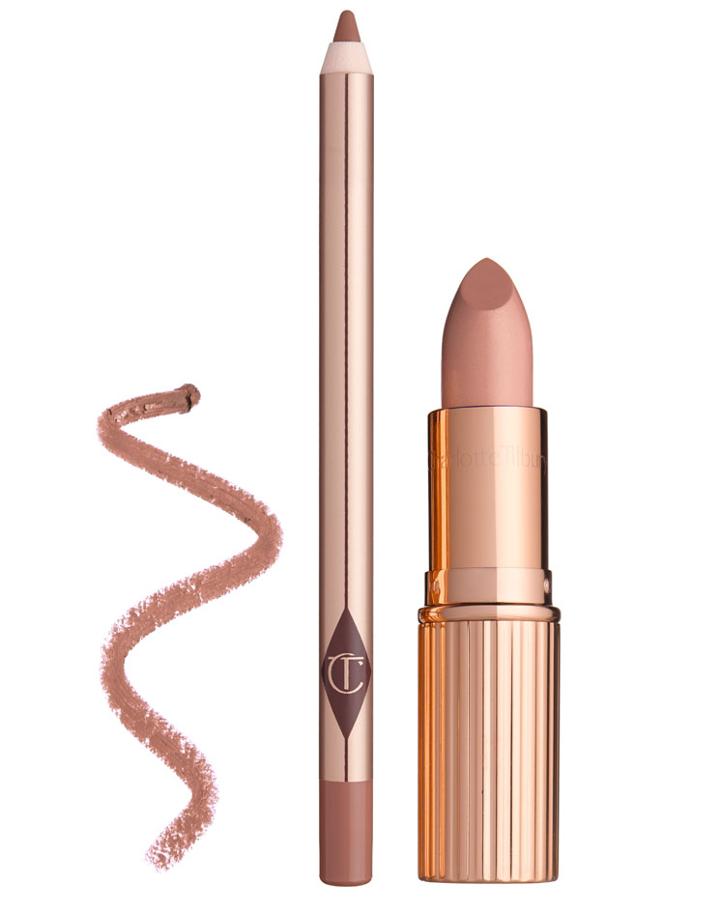 Charlotte Tilbury Lucious Lip Slick Nude - Lip Set