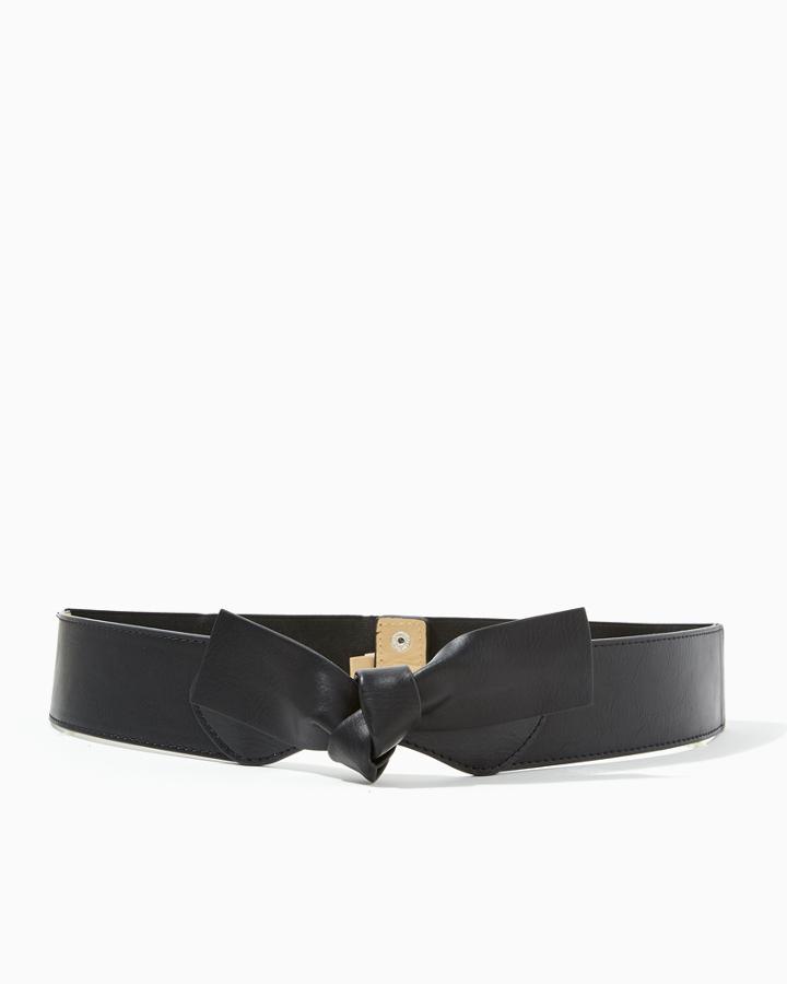 Charming Charlie Faux Leather Tie Belt