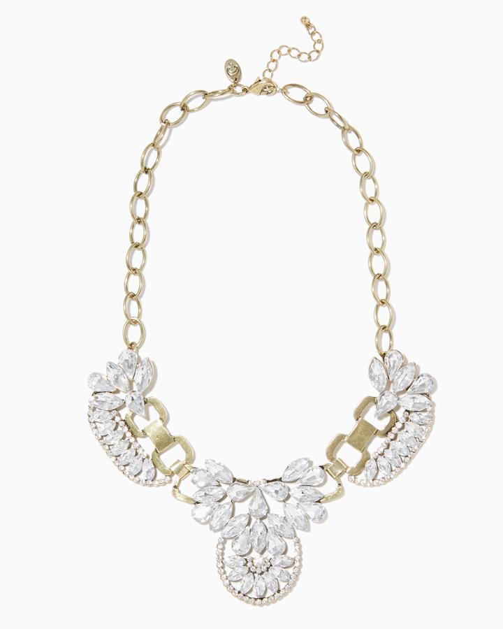 Charming Charlie Iridescence Link Statement Necklace