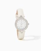 Charming Charlie Frosted Bezel Watch