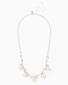 Charming Charlie Bows & Pearls Necklace