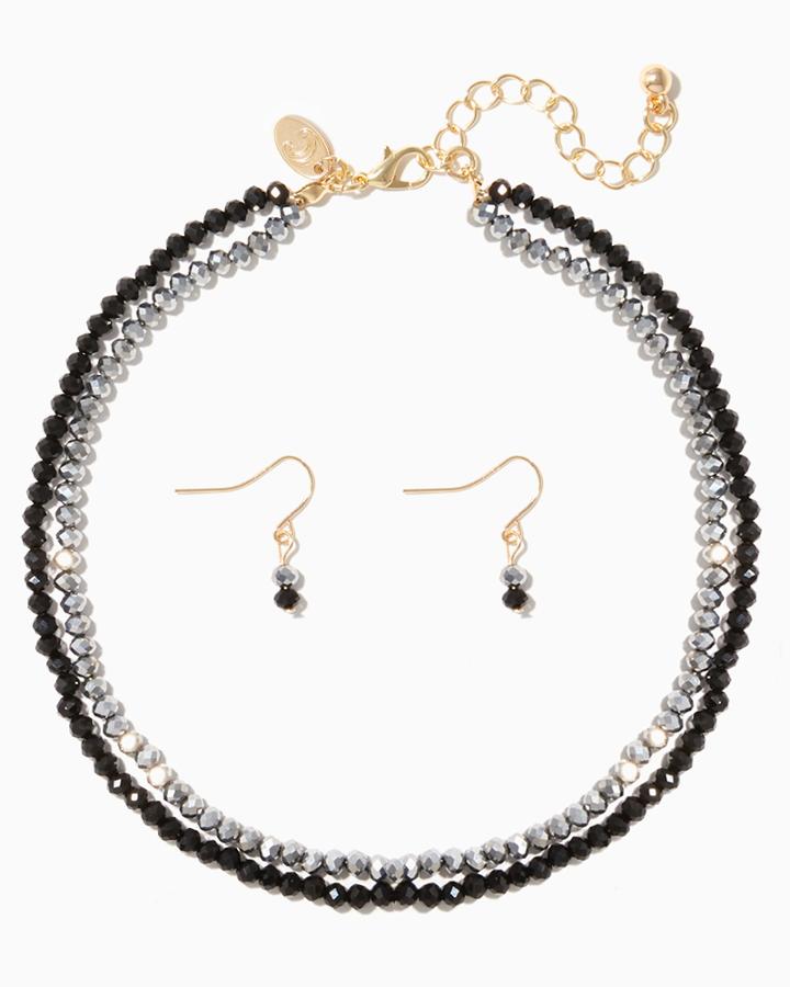 Charming Charlie Roker Choker Necklace Set