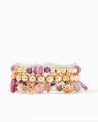 Charming Charlie Butterfly Gardens Bracelet Set