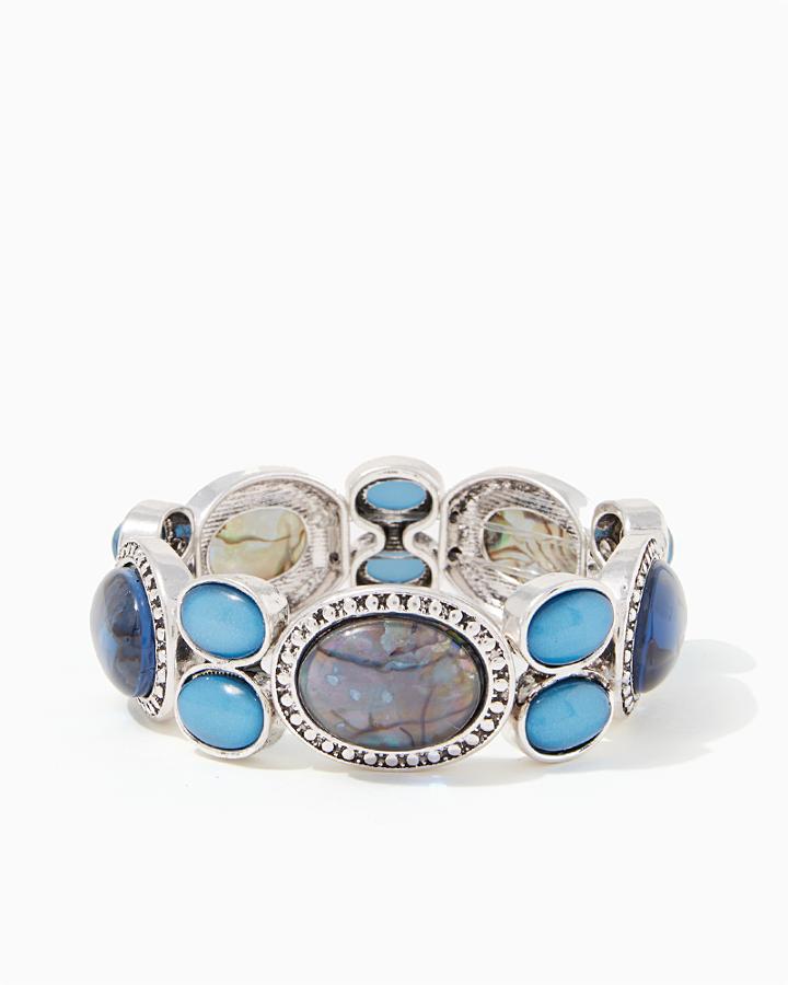 Charming Charlie Iridescent Cabochon Oval Bracelet