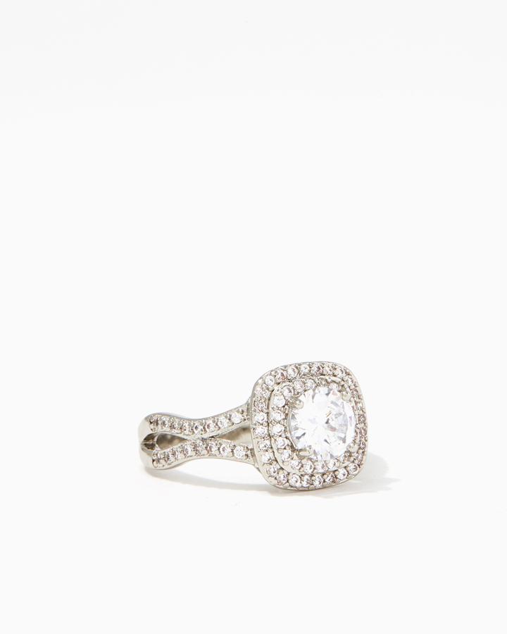 Charming Charlie Radiant Rhinestone Band Ring