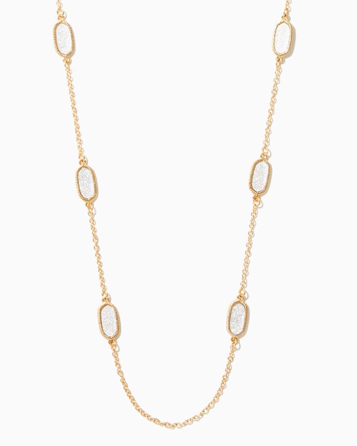 Charming Charlie Delicate Chain Stardust Necklace