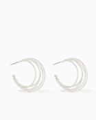 Charming Charlie Lundyn Textured Hoops