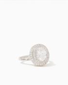 Charming Charlie Double Halo Oval Ring