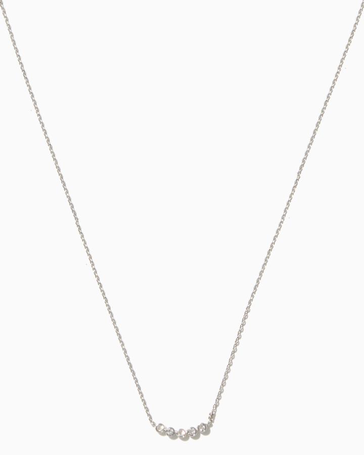 Charming Charlie Dainty Five-bead Pendant Necklace