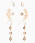 Charming Charlie Nature Leaf Earring Set
