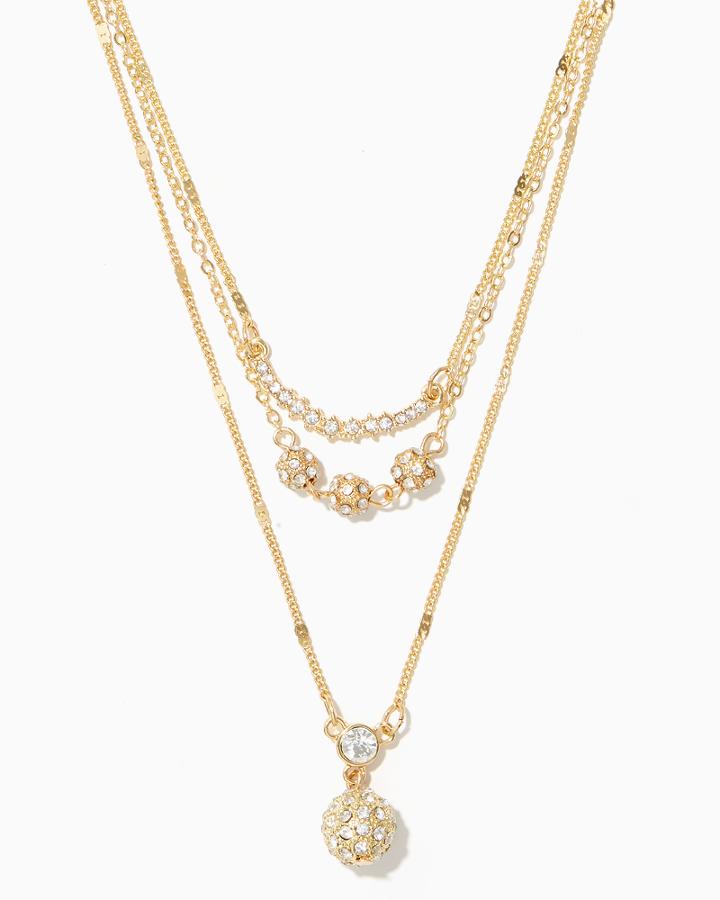 Charming Charlie Dance Along Layered Necklace