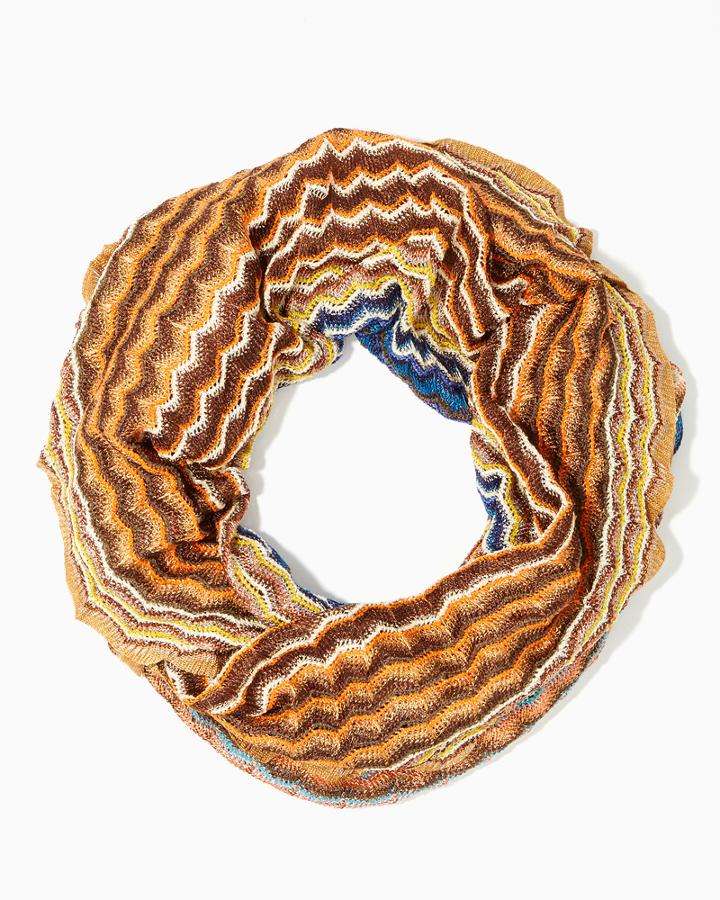 Charming Charlie Colorful Striped Infinity Scarf