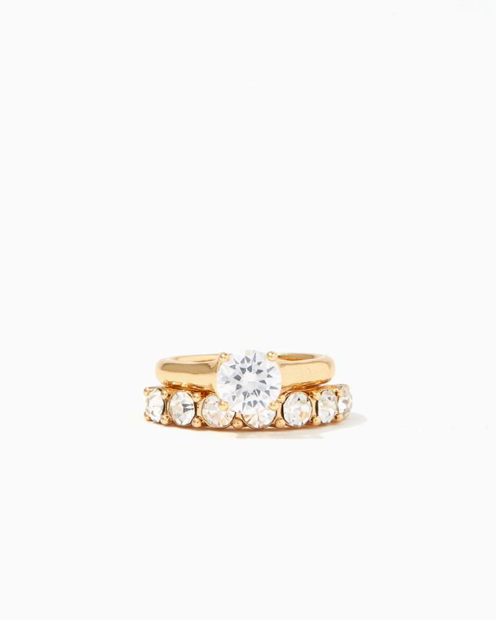 Charming Charlie Genesis Princess Ring Set
