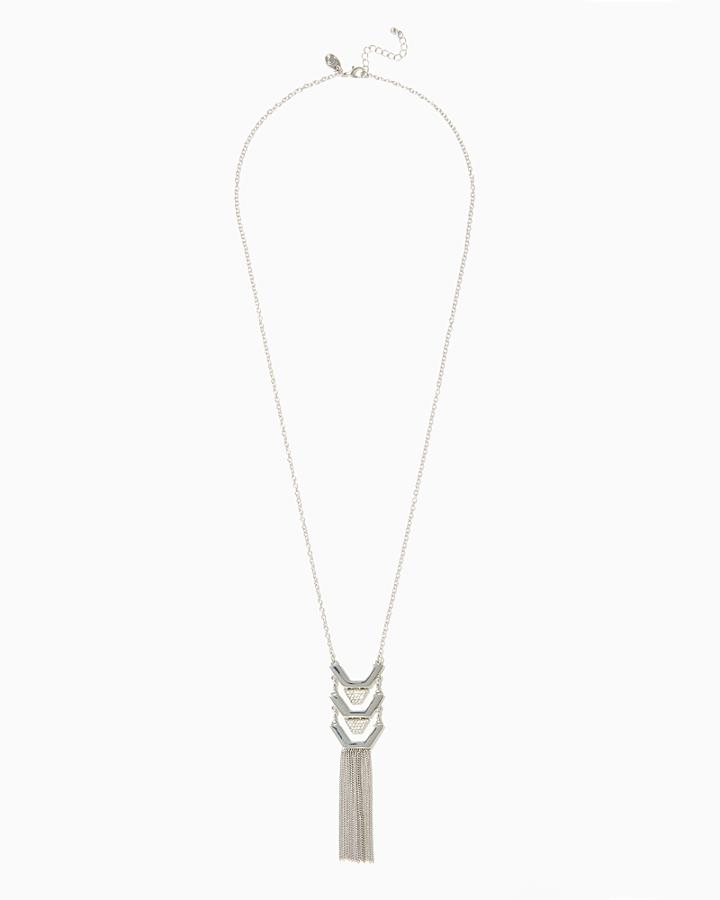 Charming Charlie Zoid Tassel Necklace