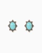 Charming Charlie Turquoise Spur Stud Earrings