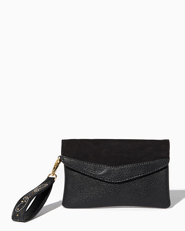 Charming Charlie Crystal Embellished Wristlet
