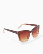 Charming Charlie Ombre Sparkle Cateye Sunglasses