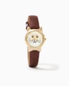 Charming Charlie Bow Tie Kitty Strap Watch