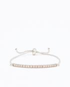 Charming Charlie Stone Row Slip & Pull Bracelet