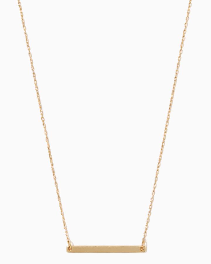 Charming Charlie Mini Bar Pendant Necklace