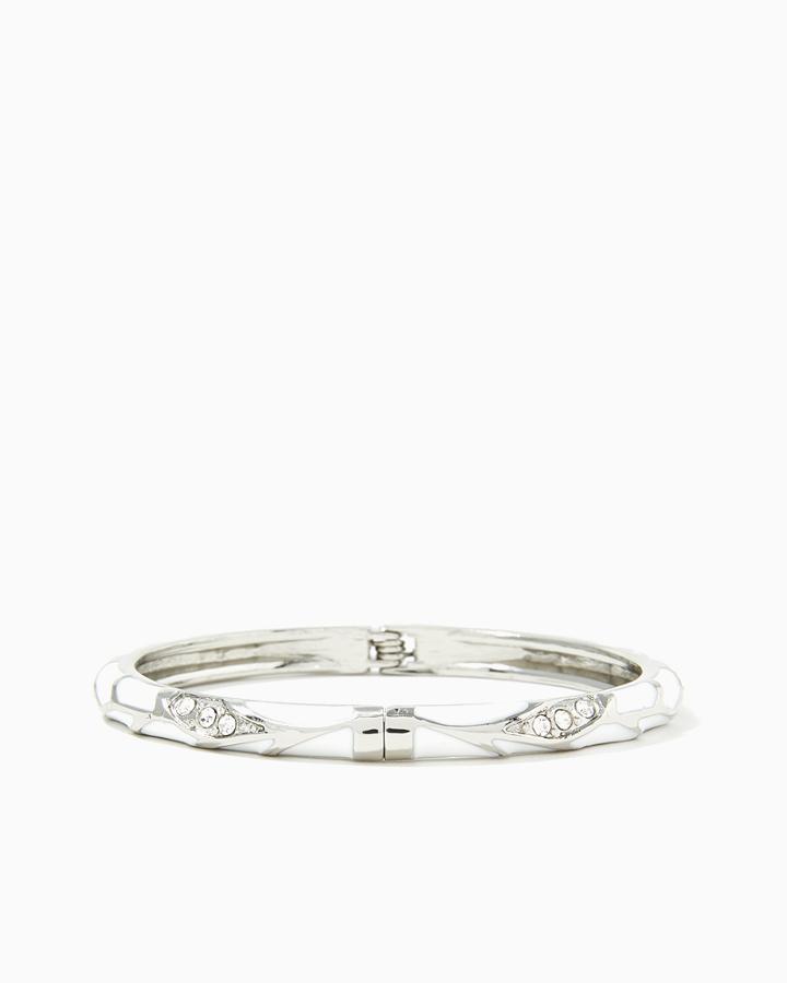 Charming Charlie Nouveau Enamel Hinge Bracelet