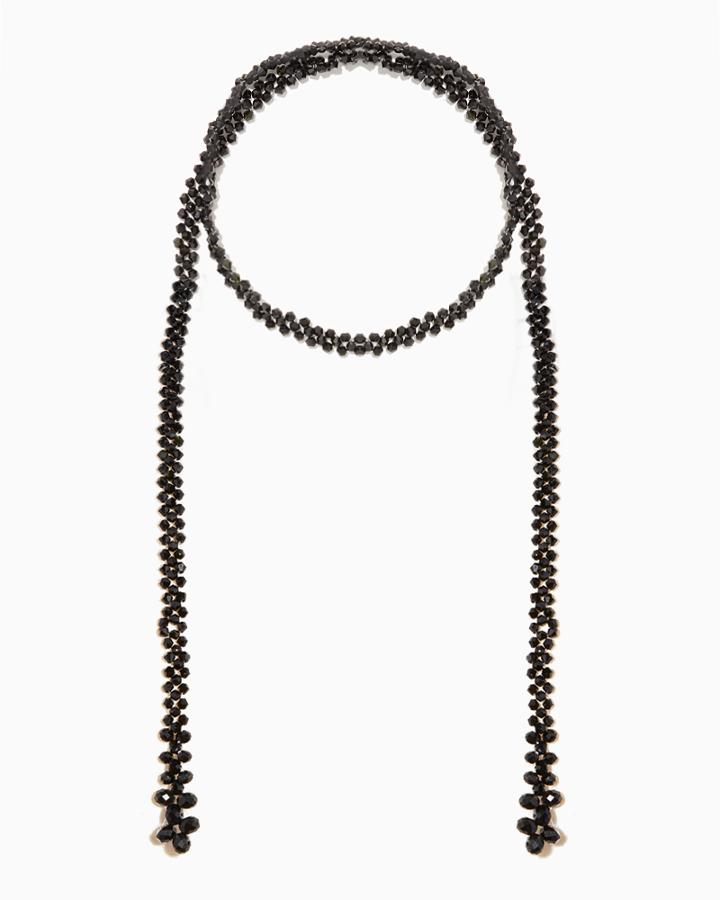 Charming Charlie Midnight Light Beaded Choker