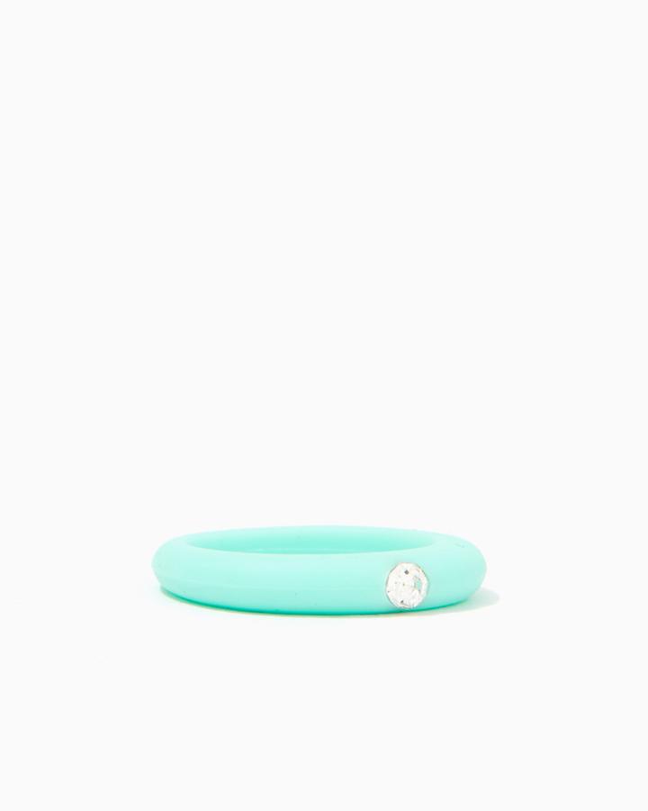 Charming Charlie Avanti Rhinestone Silicone Ring