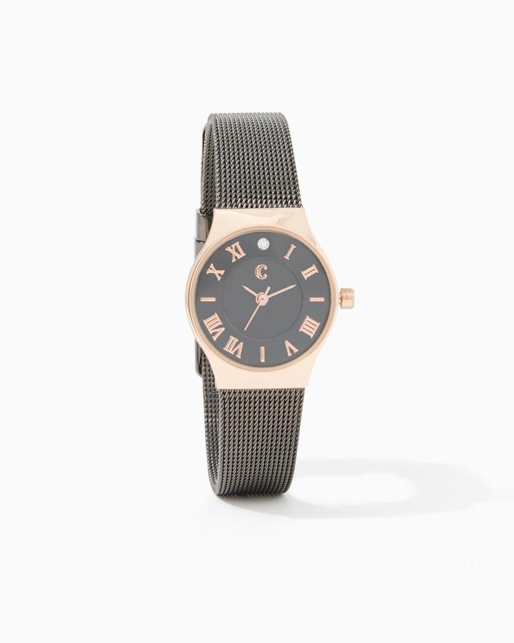 Charming Charlie Fancy Rhine Mesh Watch